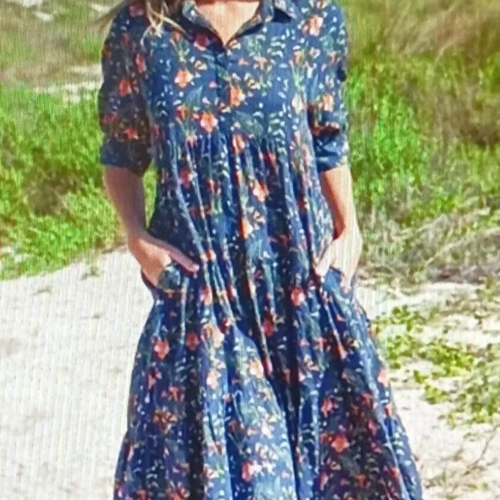 Natural Life Rebecca Midi Dress XL NWT